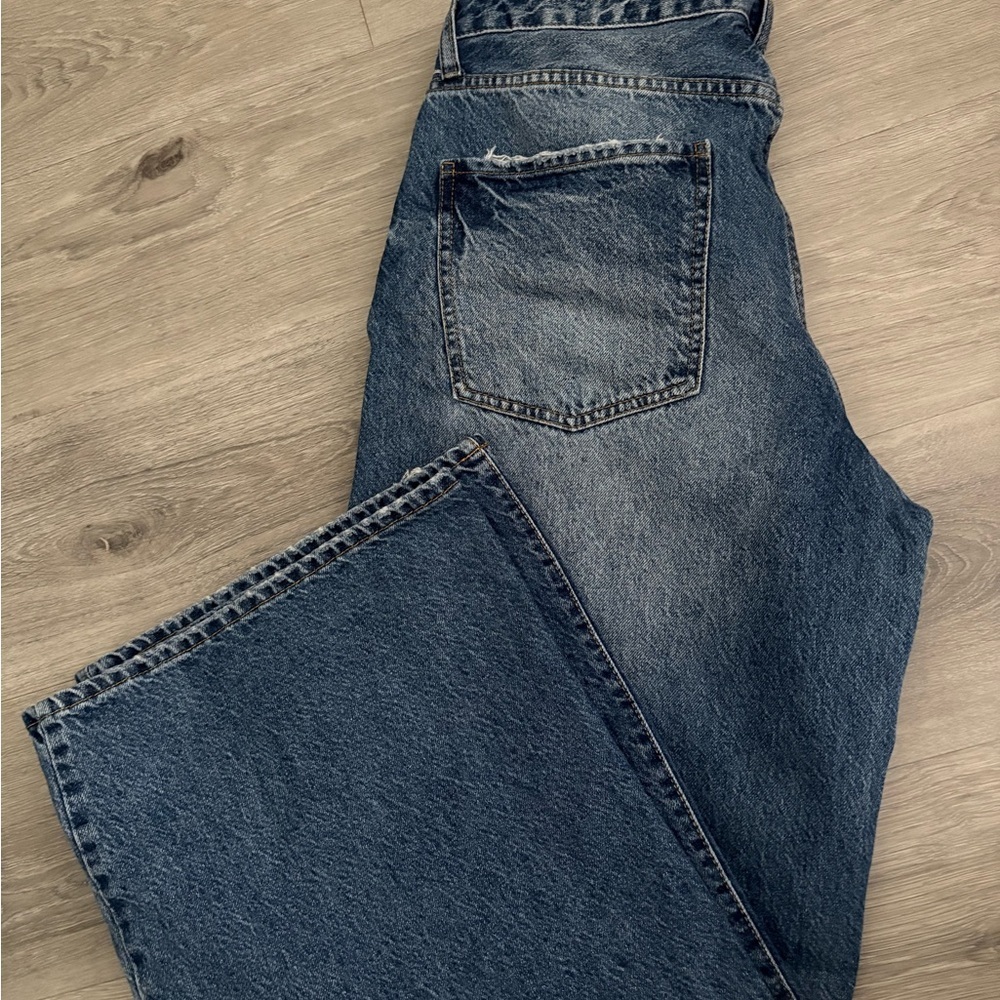 Classic Denim Wide Leg Women's Jeans - Picture 3 of 5